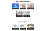 Bluetooth RGB Smart Eave Lights Outdoor Christmas LED String Lights