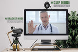 2K 1080P HD Webcam with Microphone and Tripod