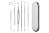6Pcs Professional Dental Tool Kit  Stainless Steel Oral Care Set