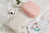 Portable Jewelry Case Travel Jewelry Box for Earrings Rings Necklaces