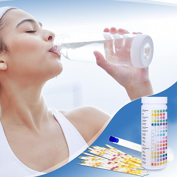 50Pcs 16-in-1 Drinking Water Test Strips Kit