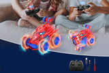 Spiderman-Ispired Remote Control Car Toy With 360 Flips