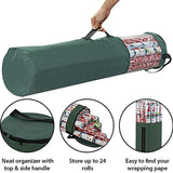 Christmas Wrapping Paper Rolls Storage Bag