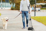 Dog Pooper Scooper Long Handle Stainless Steel Tray Rake Set