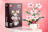 Building Blocks Flowers Bouquet DIY Flower Blocks Set