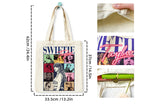 Taylor Swift Inspired Canvas Tote Bag