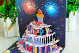 3D Pop Up Happy Birthday Cards with Music and Light