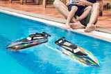RC Boat with LED Lights 2.4Ghz Remote Control Racing Boat