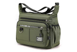 Multi-Pocket Men's Crossbody Shoulder Bag for Outdoor Travel and Commuting