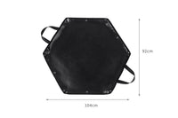 Fire Pit Fireproof Mat Hexagonal Foldable Firewood Bag Ember Heat Resistant Mat