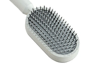 Self Cleaning Hair Brush for Women Cleaning Massage Hair Comb with Holder