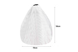 3Pcs 50x70cm Mesh Laundry Bags with Drawstring Closure for Delicate Clothes