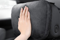 Faux Suede Car Headrest Car Neck Pillow Car Seat Ornaments