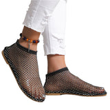 Women's Fishing Net Hollow Out Flat Sandals