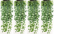 4pcs Artificial Ivy Vine Hanging Leaf Garland Plants Home Decoration Artificial Plants