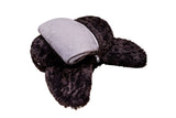 3-in-1 Pillow Blanket Hand Warmer Cat Head Shaped Cushion