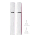 2Pcs 12ml Portable Perfume Refillable Spray Bottles with Funnels