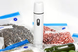 Compact Vacuum Sealer for Food Storage with 15 Reusable Vacuum Bags