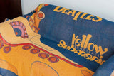 Yellow Submarine Pattern Camping Blanket Sofa Throw Blanket