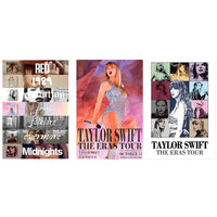 3Pcs Frameless Taylor Swift Inspired Posters