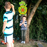 Dart Board for Kids with 12 Sticky Balls