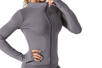 Women Zip Up Yoga Jacket