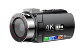 4K Video Camera Camcorder 64MP Vlogging Camera With 28X Digital Zoom for YouTube