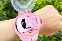 2.4GHz Rechargeable Mini Watch Remote Control Car Wearable Watch RC Car Toy For Kids