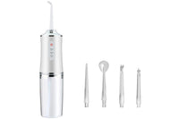 Electric Cordless Water Flosser with Four Nozzles