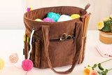 Corduroy Yarn Knitting Crochet Bag