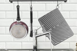 Silicone Dish Drying Mat for Kitchen Counter with Built-in Drain