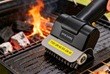 Cordless Electric Grill Brush Set BBQ Cleaner with 2 Replacement Brush Heads