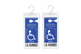 Handicap Parking Placard Holder Ultra Transparent Cover for Disabled People