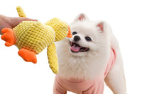 Anti-Chew Calming Duck Dog Toy Teeth Cleaning w/Quacking Sound