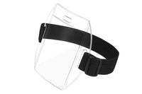 5Pcs Clear Arm Badge Holder Adjustable Armband ID Card Holder