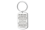 Inspirational Keychain to My Son Daughter Gifts from Mom Dad