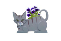 Cat Planter Plant Pot Cute PVC Garden Cat Planter