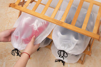 Clear Drawstring Travel Shoe Storage Bags for Packing