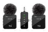 3-in-1 Wireless Lavalier Microphone