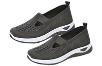 Women's Cut-out Sneakers Casual Breathable Slip On Walking Shoes