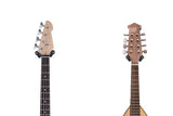 Guitar Wall Mount Walnut Wood Hanger Stand for Acoustic Electric Guitar Banjo Bass