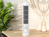 Rechargeable Desk Fan Bladeless Tower Fan with 3 Speed