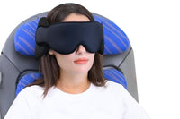 Airplane Travel Pillow with Head Strap and Eye Mask for Sleep