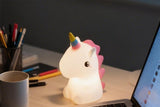Unicorn Cute Silicone LED Touch Night Light