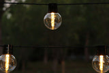 Solar Powered LED String Lights - 20 Bulb Decorative Lighting