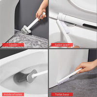 Wall-mounted Toilet Cleaning Brush Kit