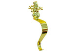4Pcs Mantel Hook Golden Color Christmas Stocking Holders