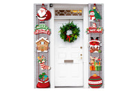 Christmas Porch Hanging Sign Door Banner