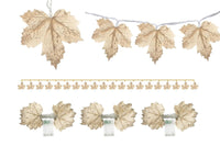 LED Maple Leaves Garland with Lights Fall Decorations
