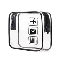 2/4/6Pcs PVC Clear Travel Makeup Storage Bag